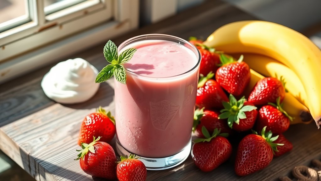 strawberry smoothie ingredient quantities