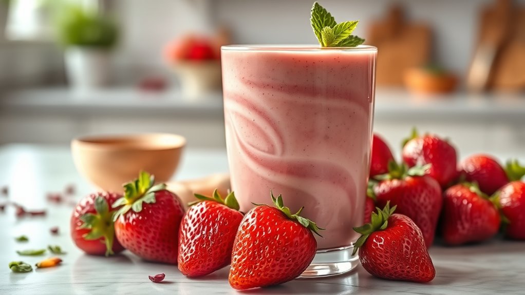 strawberry smoothie recipe instructions