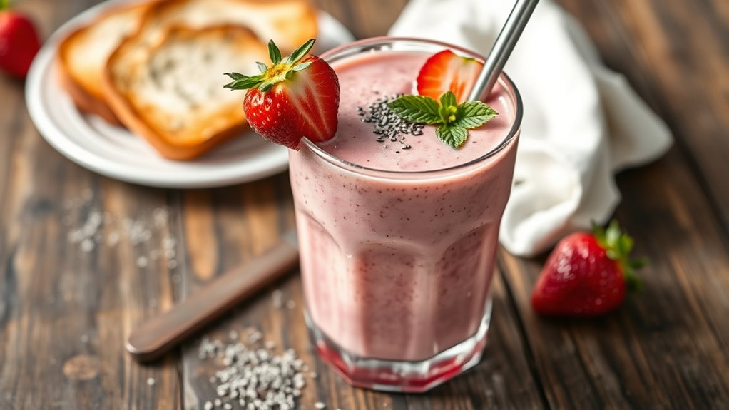 stylish smoothie serving tips