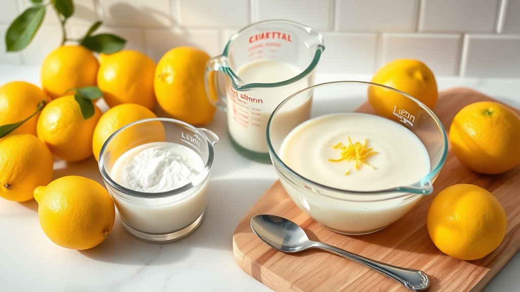 sugar free lemon pudding ingredients