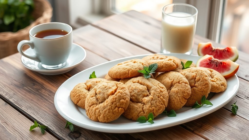 thoughtful gluten free cookie presentation