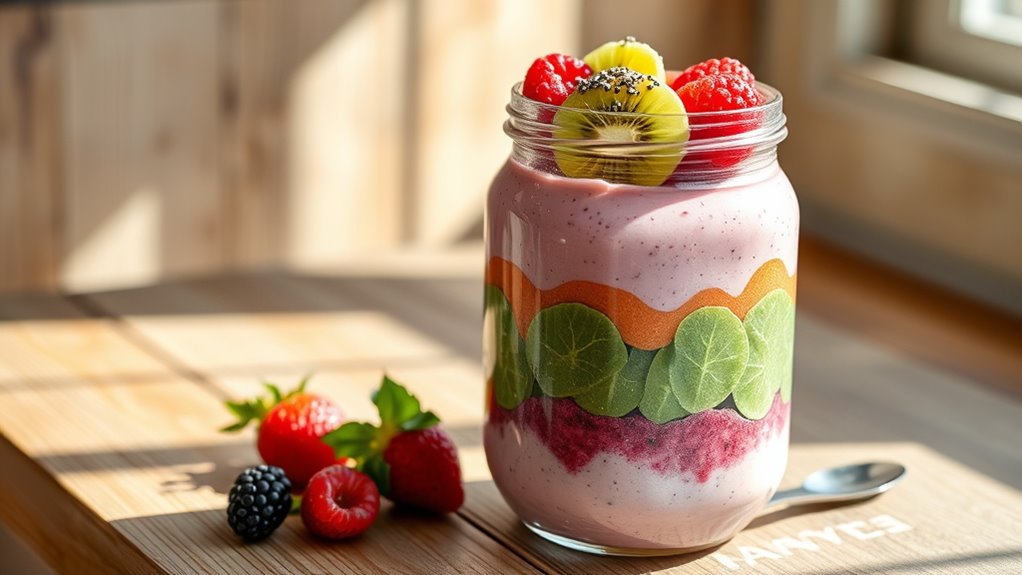 thoughtful smoothie serving suggestions