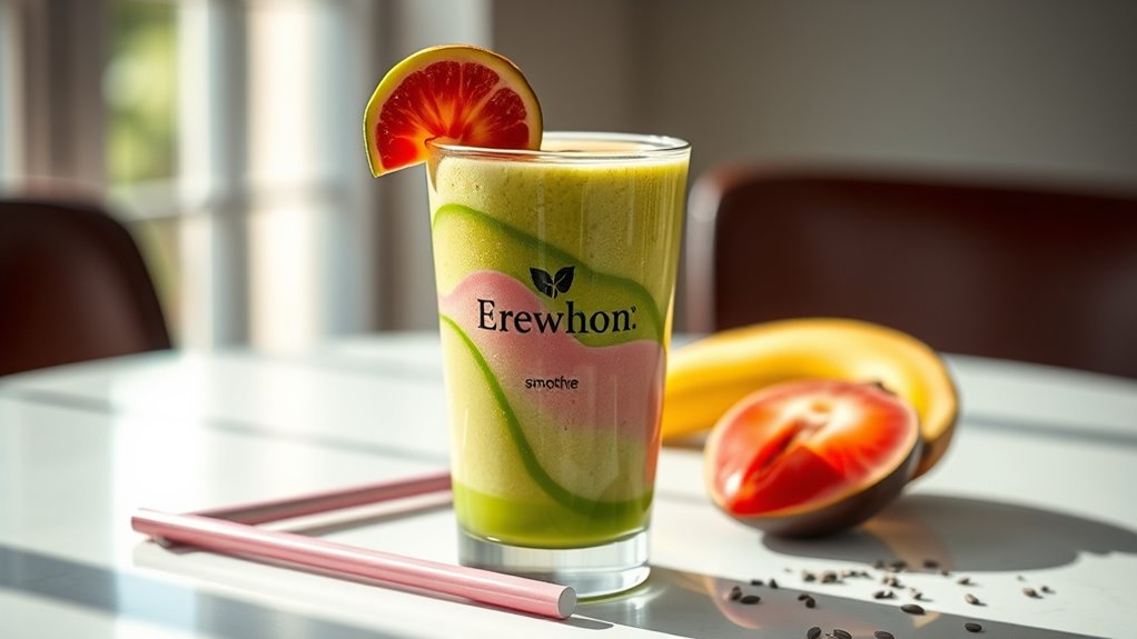 thoughtful smoothie serving tips