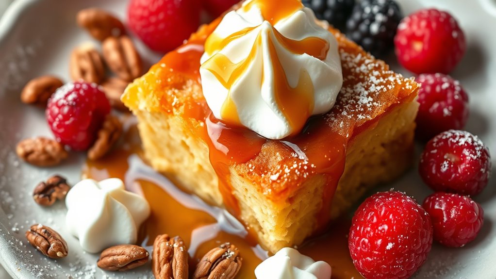 transforming egg free bread pudding