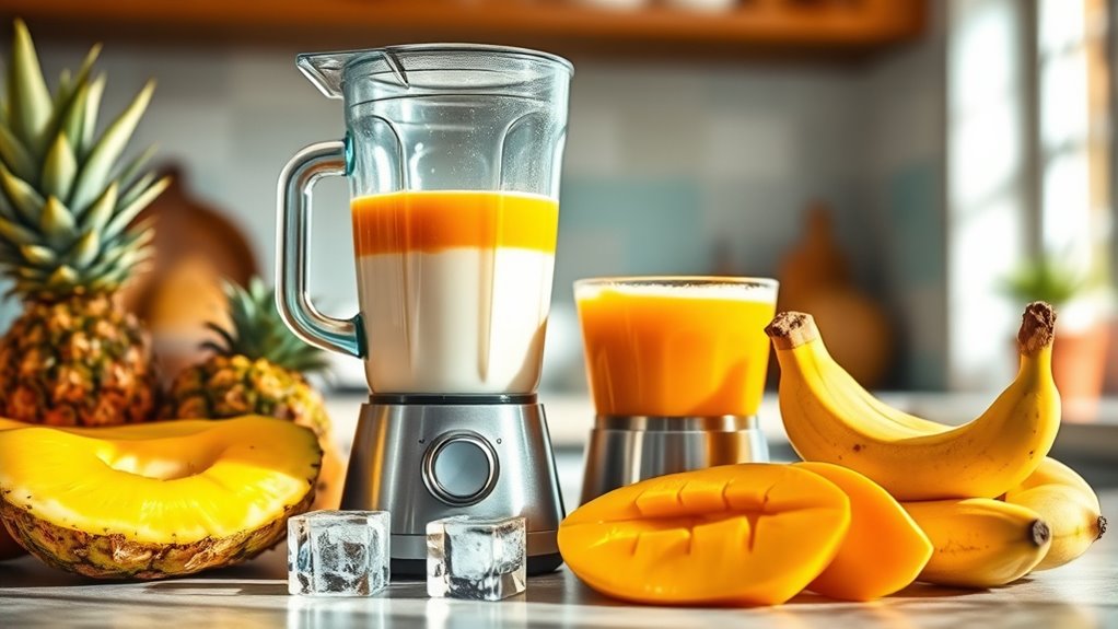 tropical smoothie preparation steps