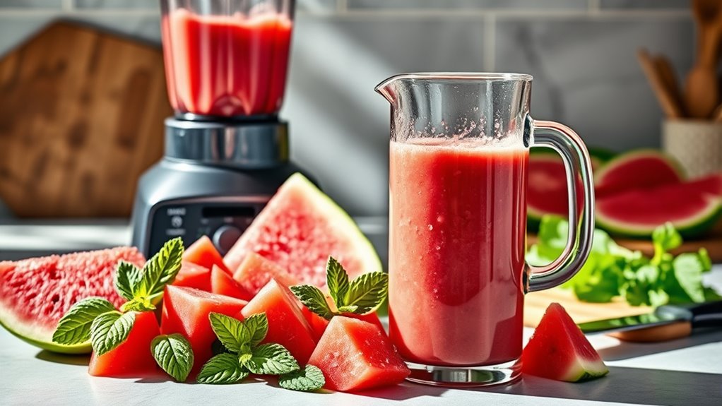 watermelon smoothie preparation tips