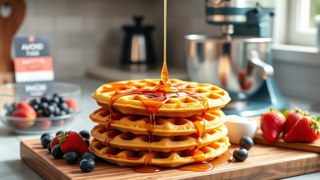 almond flour waffle recipe