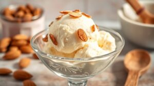 almond ice cream recipe