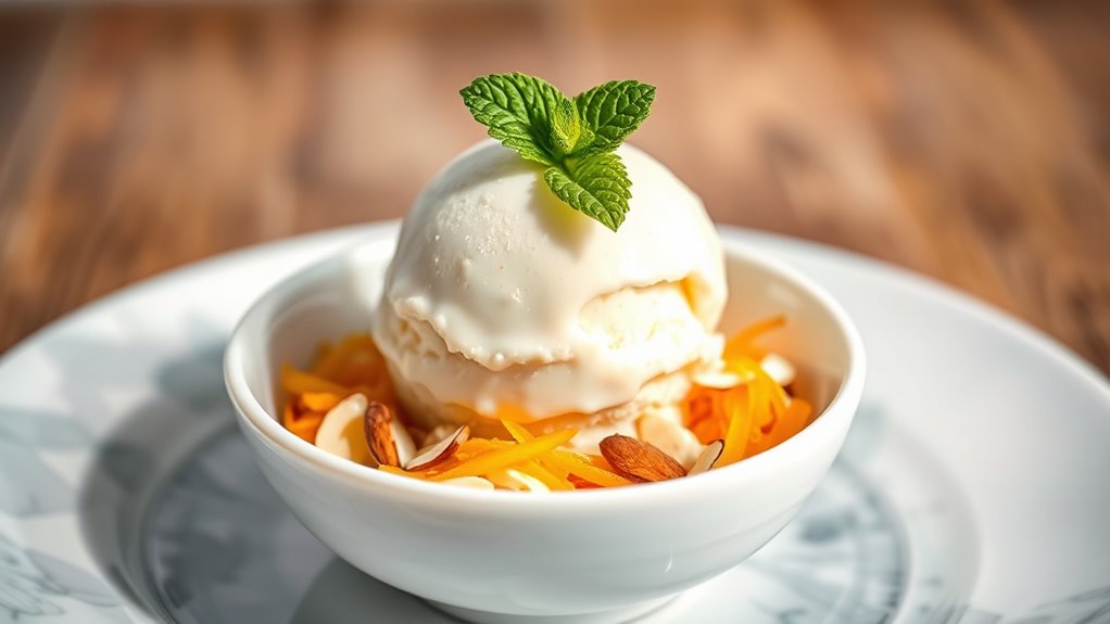 almond milk ice cream tips