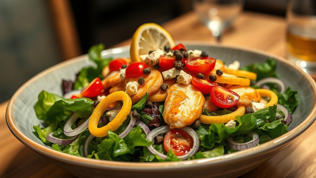 artful salad presentation techniques