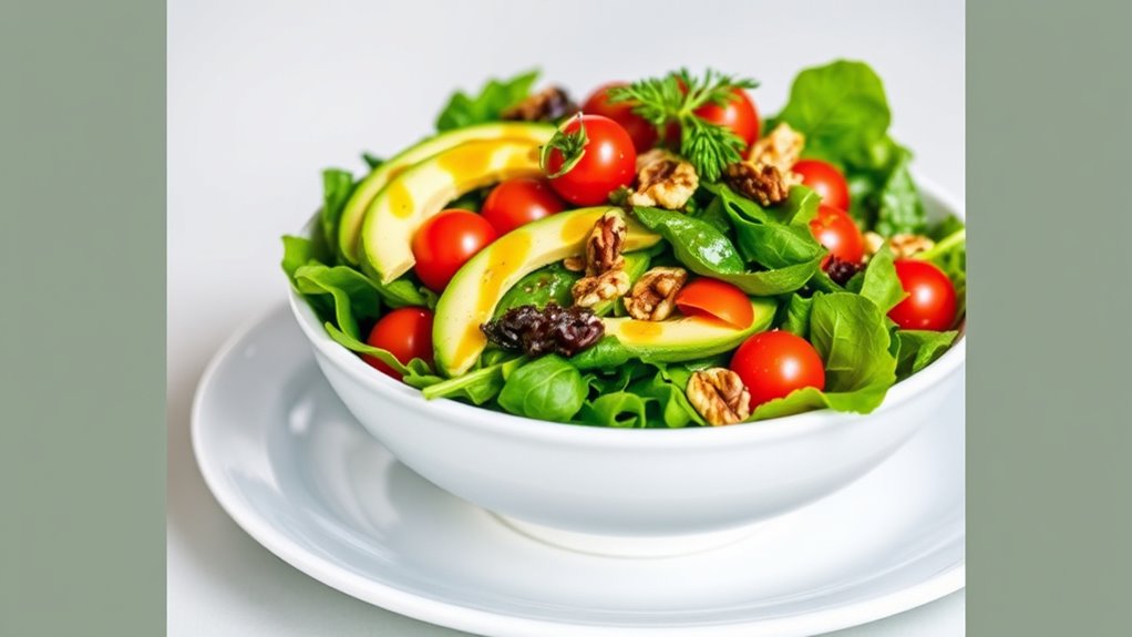 artful salad presentation techniques