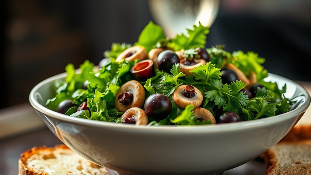 artful salad presentation techniques