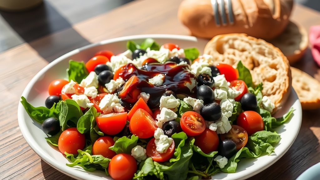 artful salad presentation tips