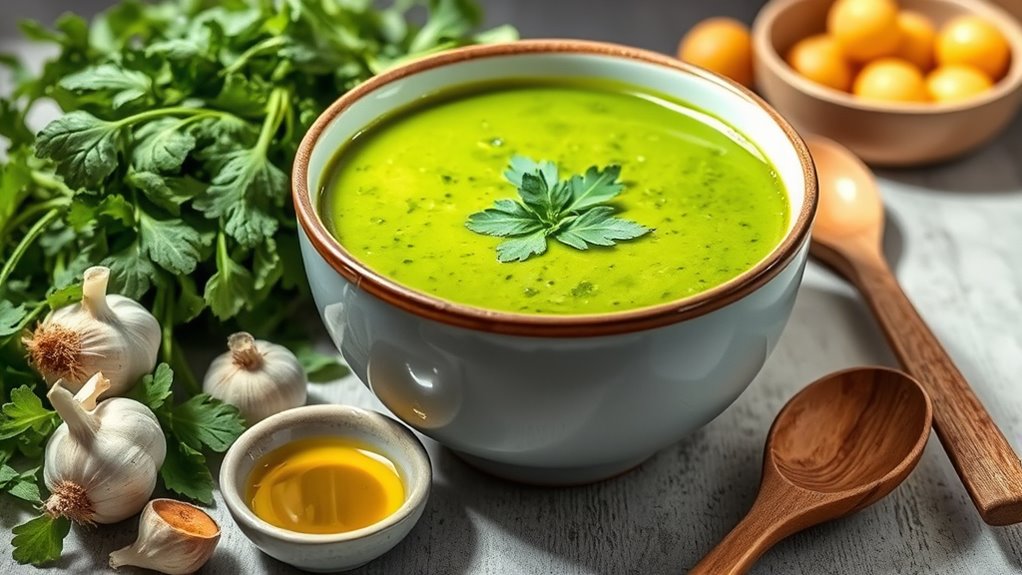 arugula soup ingredient overview