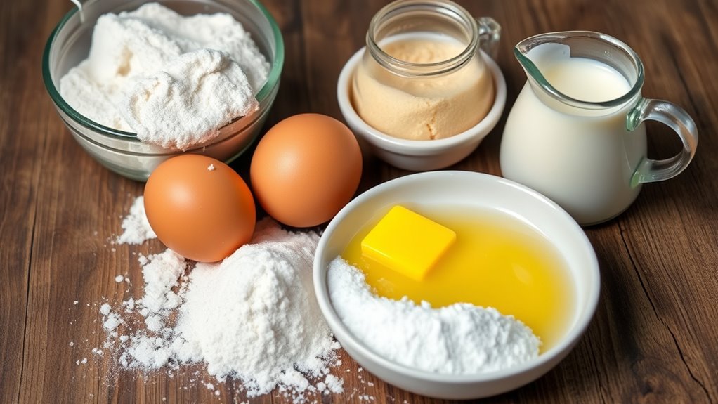 authentic belgian waffle ingredients