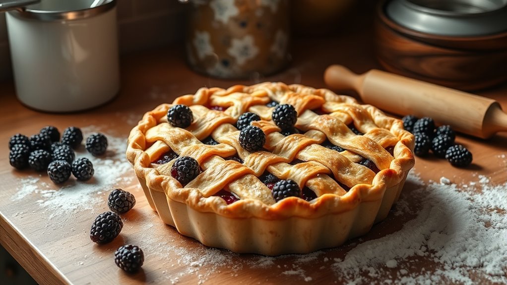bake a blackberry pie