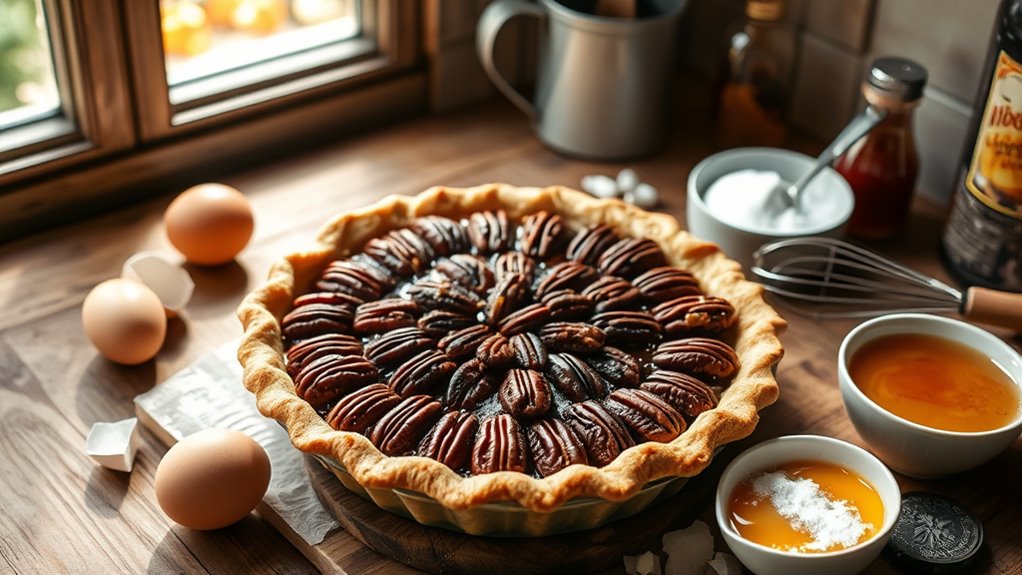 bake a pecan pie
