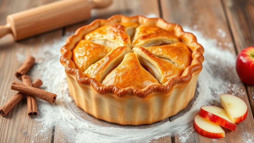 bake a spiced apple pie
