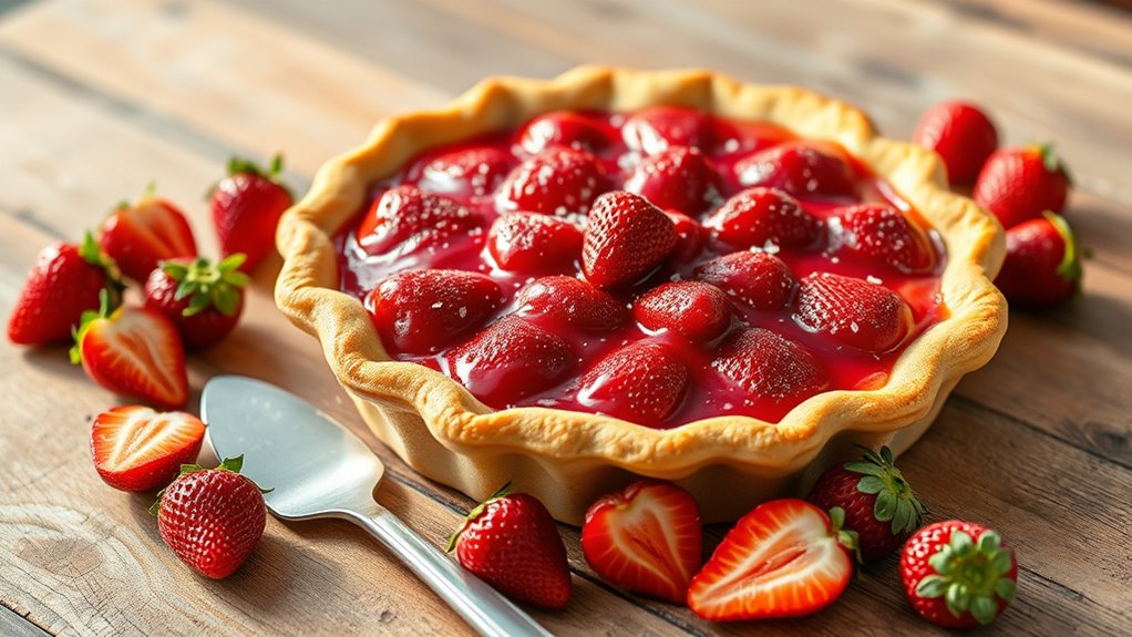 bake a strawberry pie