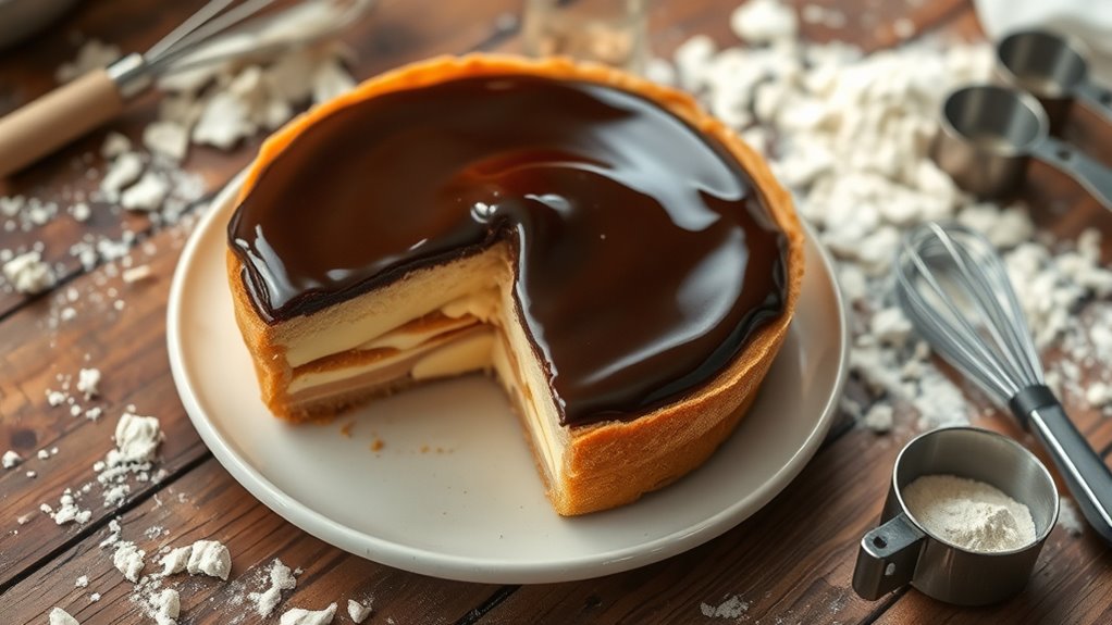 bake boston cream pie