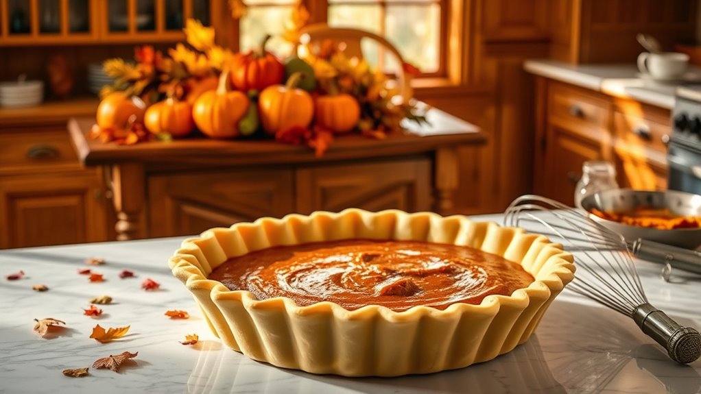 baking preparations for pumpkin