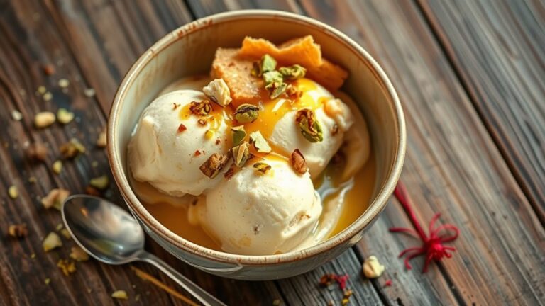 baklava inspired frozen dessert