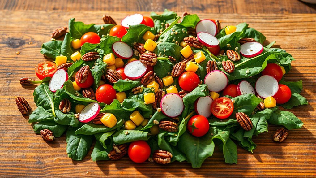 balance flavors for salads