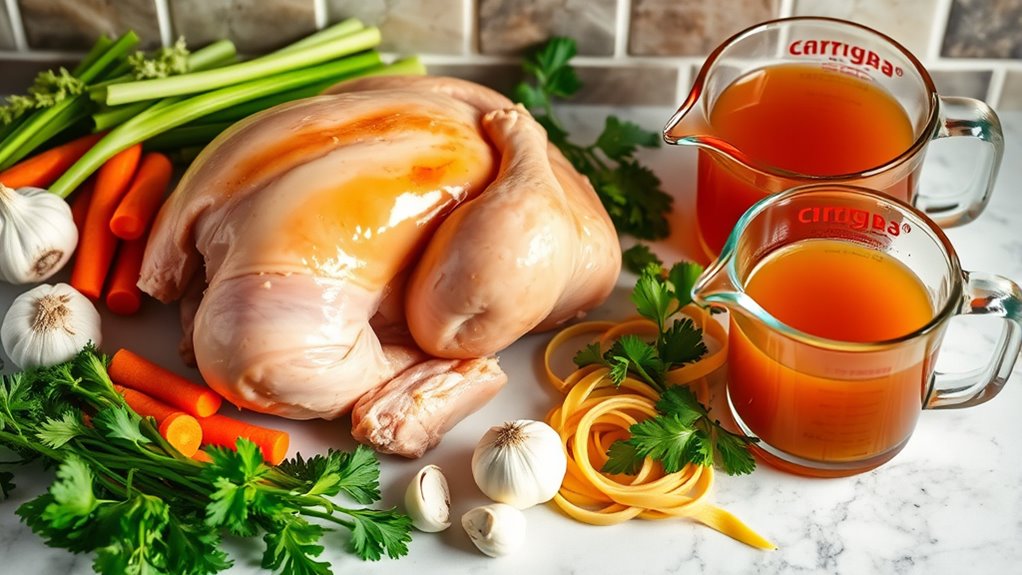 balanced chicken noodle soup