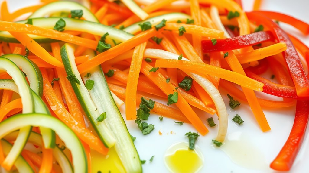 balanced classic julienne salad