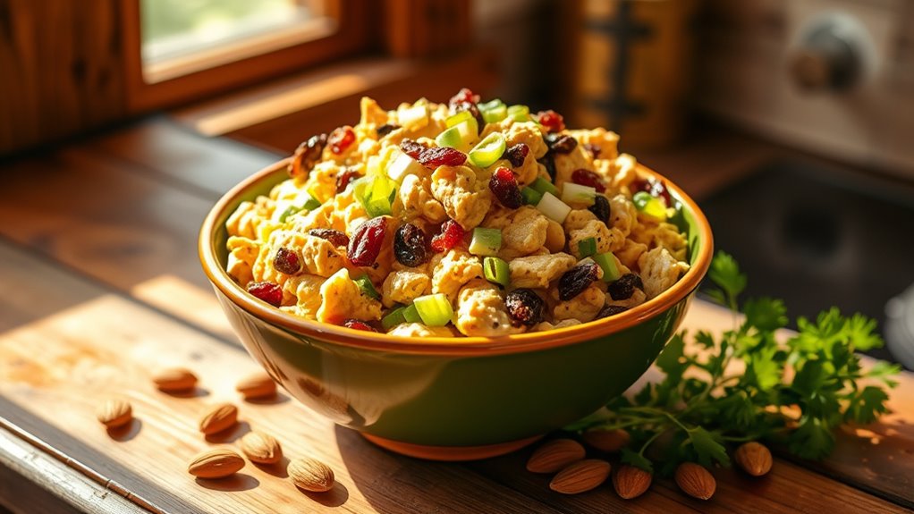 balanced flavor salad preparation