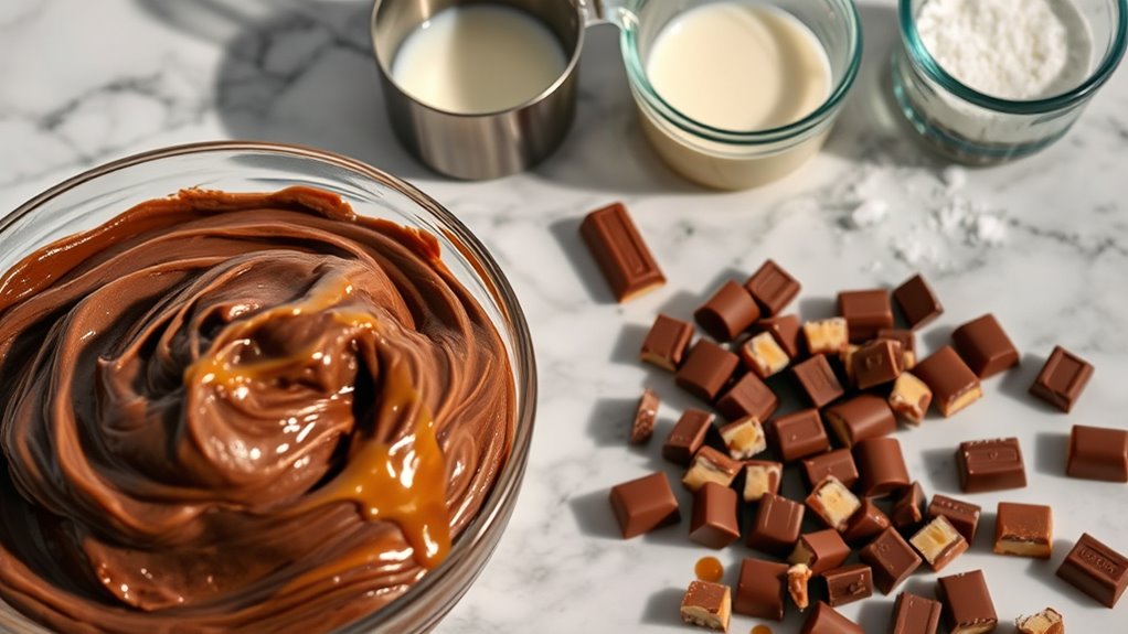 balanced ingredients for ice cream