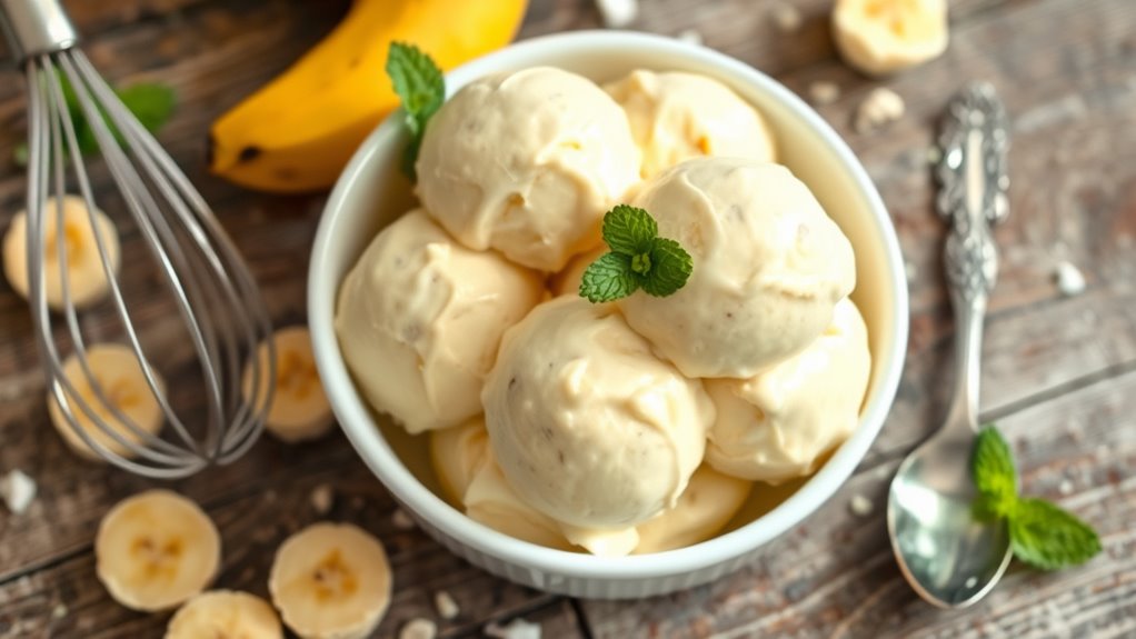 banana dairy dessert preparation