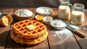 basic belgian waffle recipe