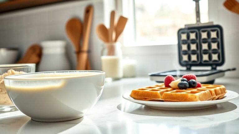 basic waffle recipe steps