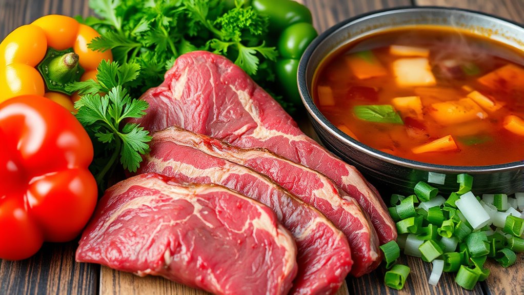 beef fajita soup ingredients