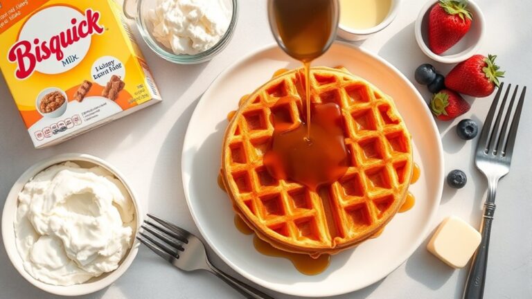 bisquick waffle making guide