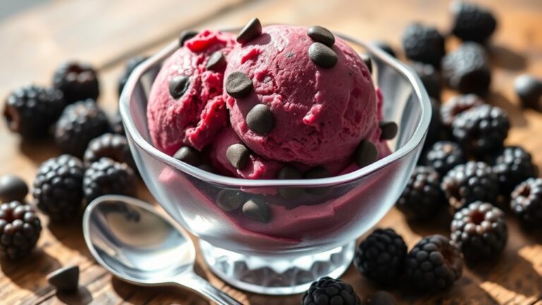 black raspberry chocolate chip ice cream