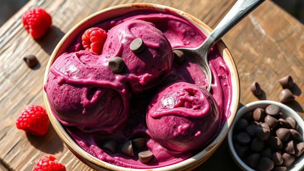 black raspberry chocolate indulgence