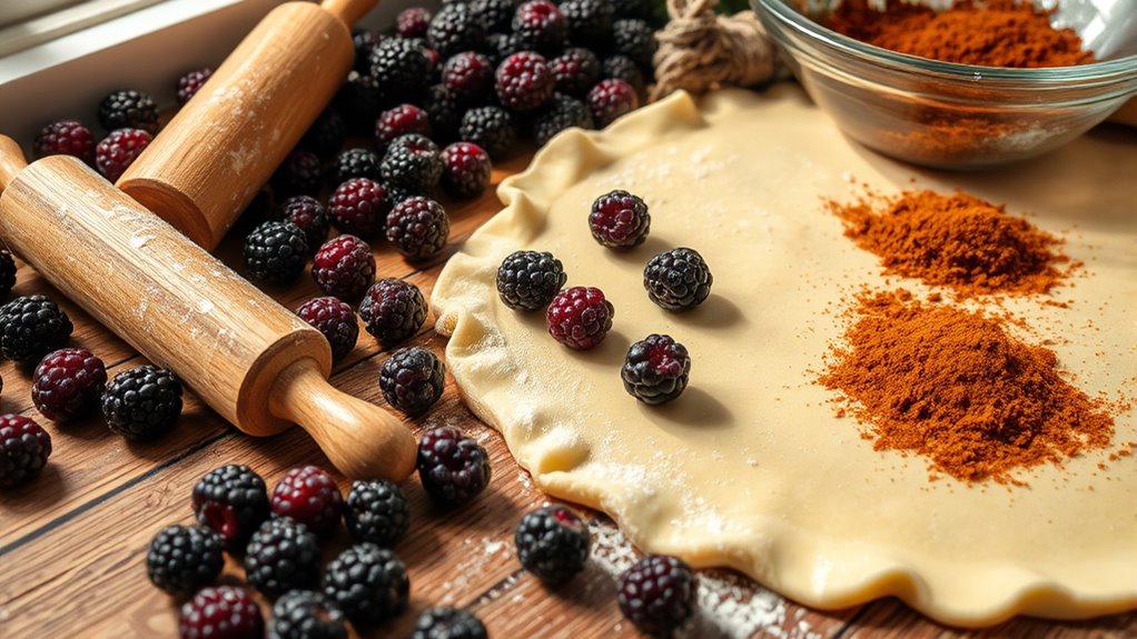 blackberry pie filling preparation