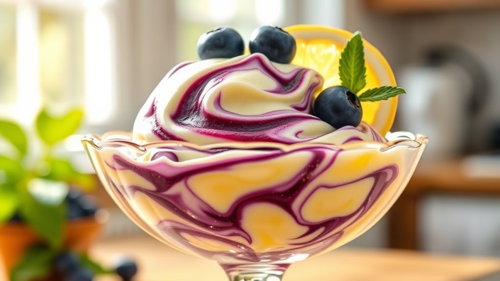blueberry lemon ice cream
