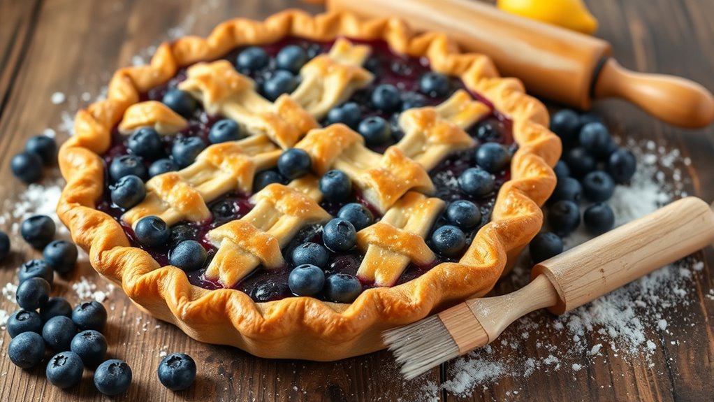 blueberry pie baking instructions
