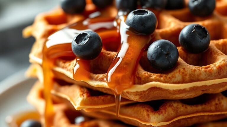 blueberry waffle recipe steps