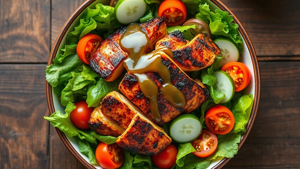 boldly seasoned chicken preparation