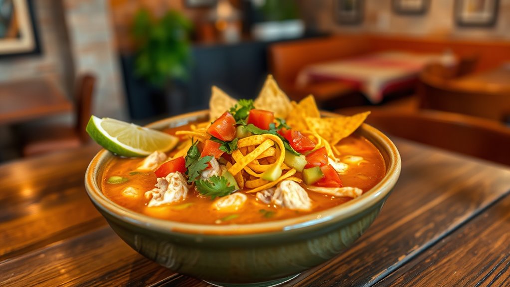 border chicken tortilla soup
