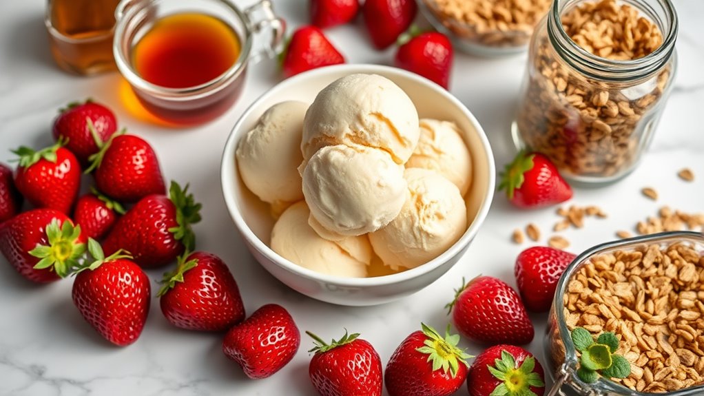 breakfast ice cream ingredients listed
