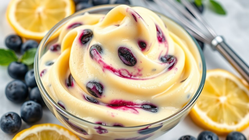 bright berry lemon ice cream