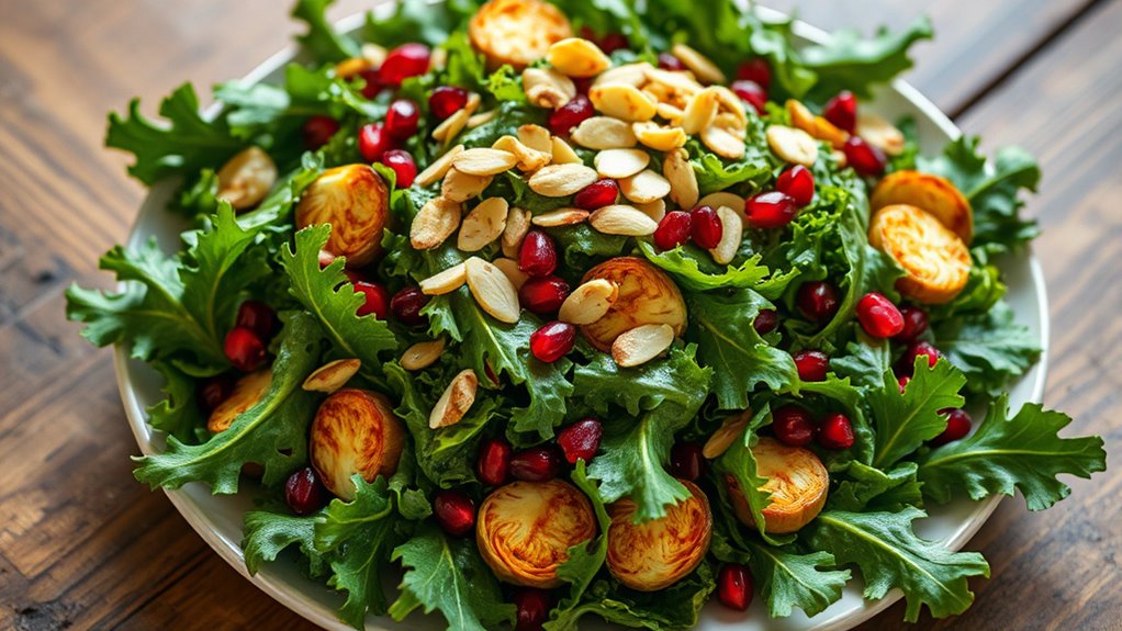 brussel sprout kale salad