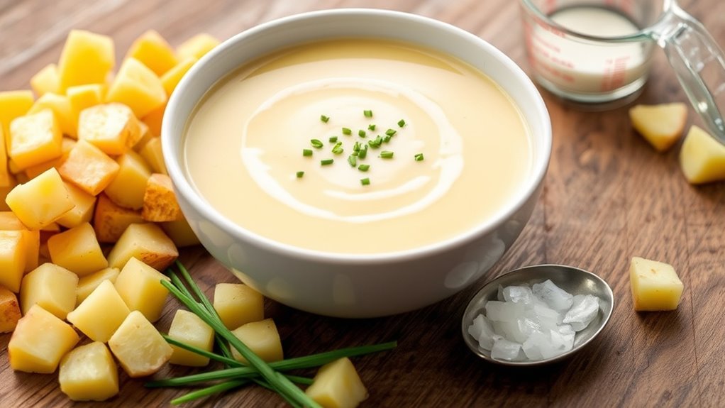 buttermilk soup with potatoes