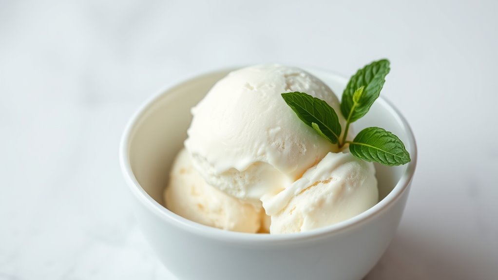 calibrated ice cream serving