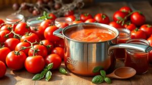 canning homemade tomato soup
